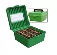 Rifle Cartridge Box MTM R-100-Mag Deluxe Green Magnum Calibers - Rifle cartridge boxes - 341300 - 1