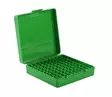 MTM Ammunition Box 9mm 100rnd Green - Gun cartridge boxes - 341360 - 1