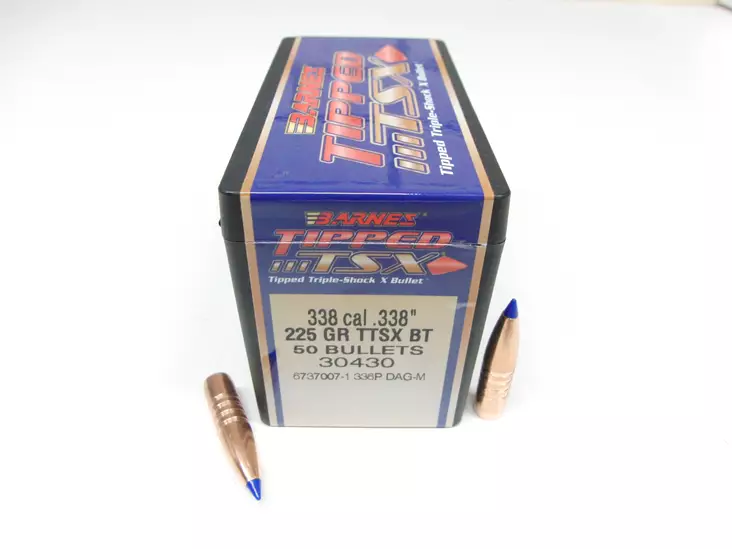 .338 Barnes 225gr TTSX BT Bullet, 50 pcs - 338 rifle bullets - 200190 - 1