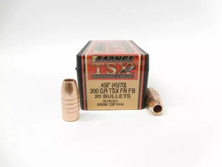.458"(45/70) Barnes TSX 300gr BOX of 20 - 458 rifle bullets - 200280 - 1