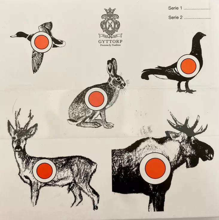 Animal Pattern Target Gyttorp 50 pcs - Game targets - 8196710 - 1