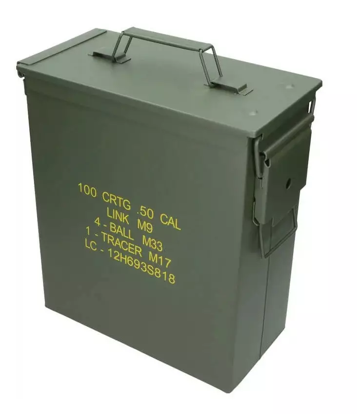Mil-Tec Large .50cal Ammunition Box - Rifle cartridge boxes - 15963300 - 1