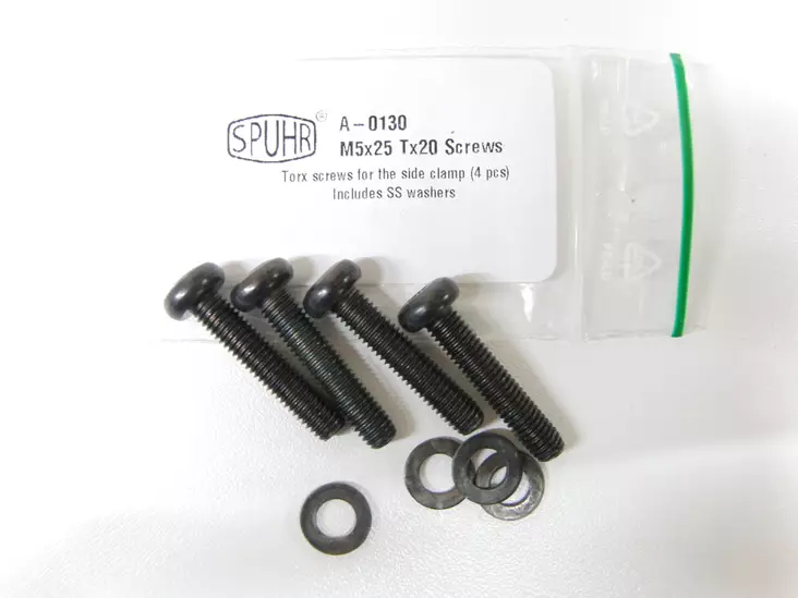 SPUHR A-0130 M5x25 Tx20 Screws 4pc - Optics screw sets - A-0130 - 1
