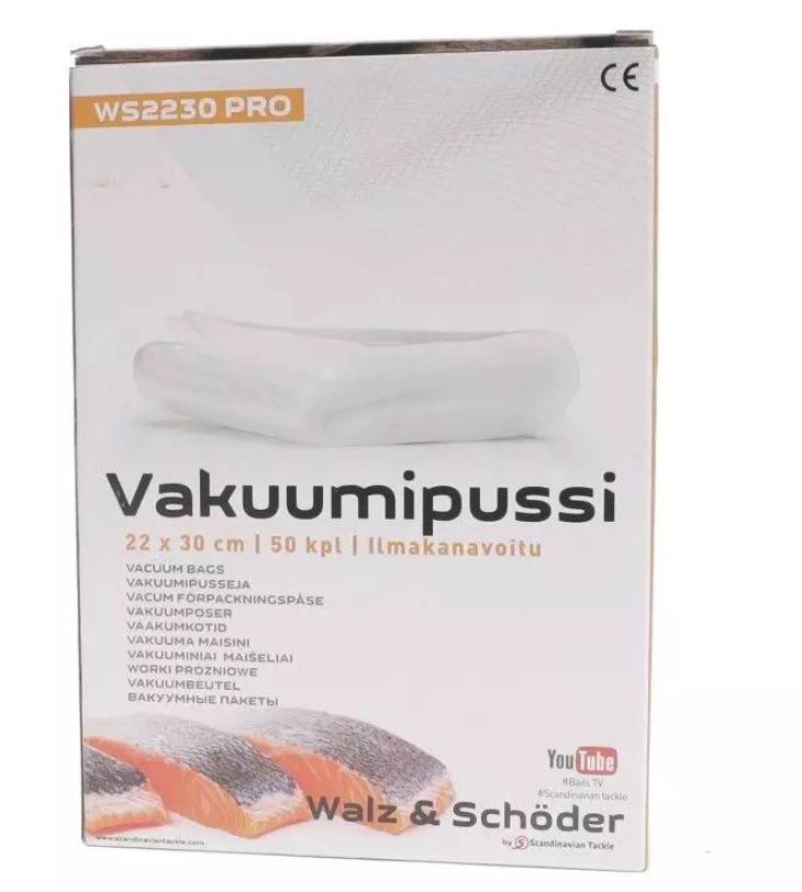 Walz & Schöder Vacuum Bag 22x30cm 50pcs - Vacuum machinery and accessories - WS-2230 - 1