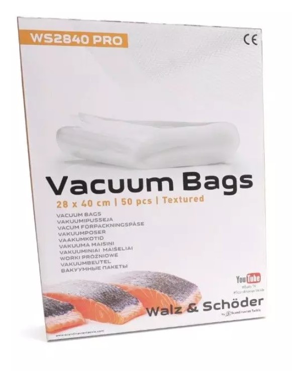 Walz & Schöder Vacuum Bag 28x40cm 50pcs - Vacuum machinery and accessories - WS-2840 - 1