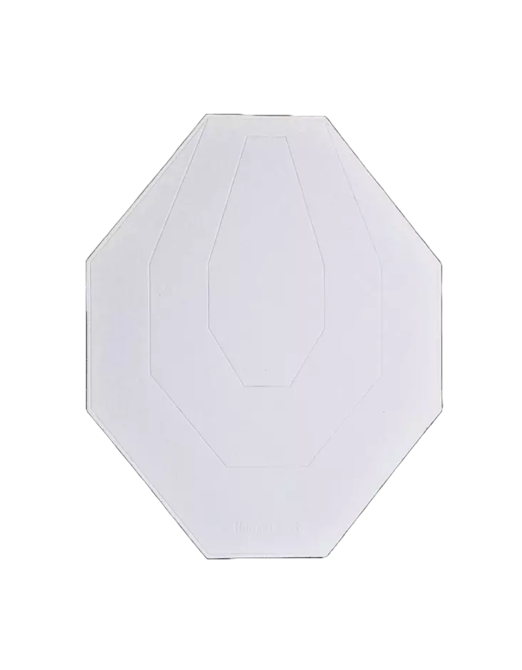 IPSC Mini Target White Weather-Resistant 10pcs - Weatherproof boards WEB - 2002-10 - 1