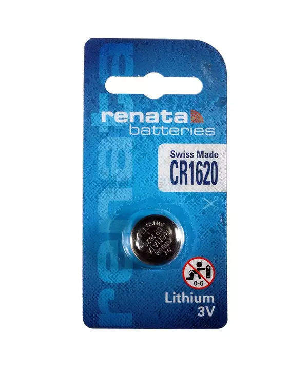 Renata CR1620 paristo 3 V, 1 kpl - Batteries - 11085-1620 - 2