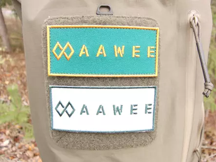 Aawee Fabric Patch Rectangle 90x40mm - Sleeve badges and velcro badges - AW-Merkki-1 - 2