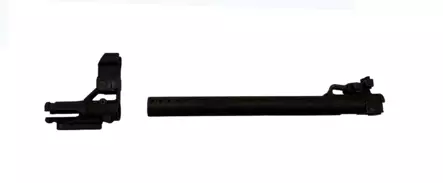 Sako M78 rauta tähtäinpaketti. Etutähtäin / Liekinsammutin - Takatähtäin / Kaasuputki - Used gun parts - vaihto03041 - 1