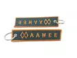 Aawee Keyring Orange / Green - Chamber flags and keychains - AW4001 - 2