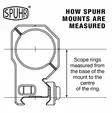 SPUHR SP-3601 Ø30mm H30mm 6MIL - One-piece Picatinny / Weaver - SP-3601 - 2