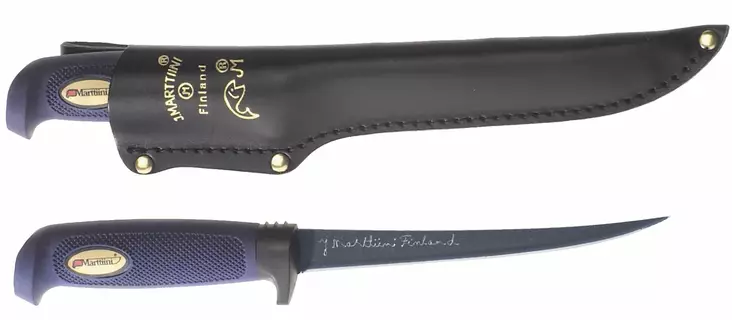 Marttiini Filetti 6" Martef with leather sheath - Game processing knives - 6416885013891 - 1