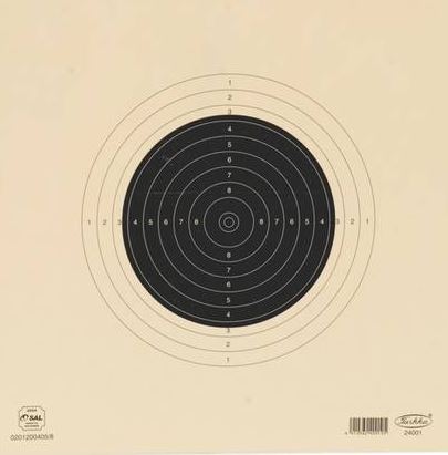 Rimfire Target 24001 25x25cm 1pc - Zeroing targets and classic targets - 24001 - 1