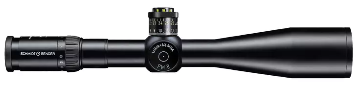 Schmidt & Bender 5-25x56 PMII Black GR2ID Reticle - Scopes maximum magnification over 15 - 4060537047301 - 2