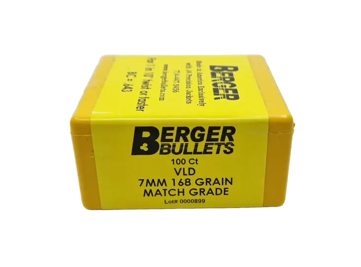 7mm Berger 168gr VLD Target 100pcs - 7 mm rifle bullets - 28401 - 4