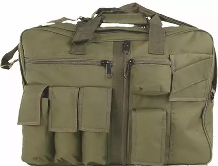 Mil-Tec Shooting Range Bag, Black / Olive Green - Shooting range bags - 13830002 - 2