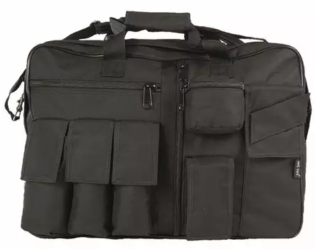 Mil-Tec Shooting Range Bag, Black / Olive Green - Shooting range bags - 13830002 - 1