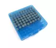 MTM 9mm 100rnd Ammunition Box Blue - Gun cartridge boxes - 026057116242 - 2