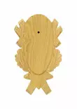 Trophy Backplate Engraved Deer Light 22cm x 13cm - Trophy mounting - 560812 - 1