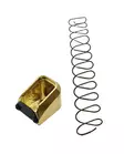 Taylor Freelance Walther PDP +3 Magazine Base Plate Shiny Brass - Handgun and PCC magazine bases - 617395790982 - 4