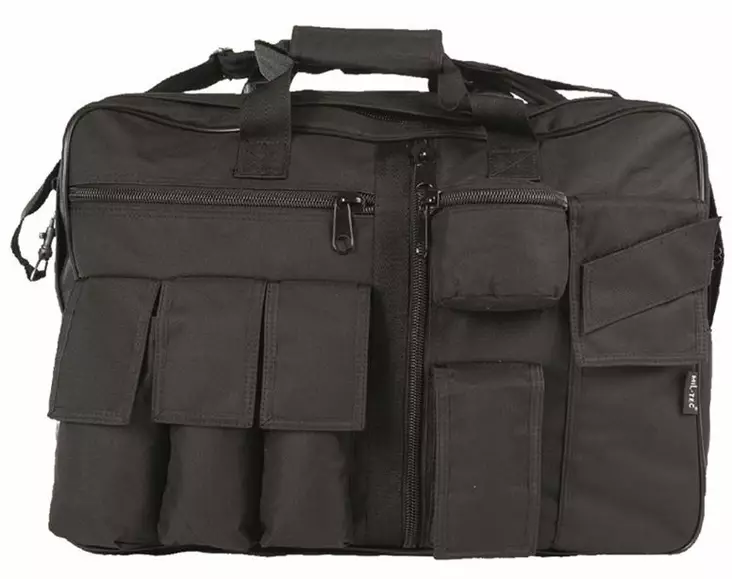 Mil-Tec Shooting Range Bag, Black / Olive Green - Shooting range bags - 13830002 - 1