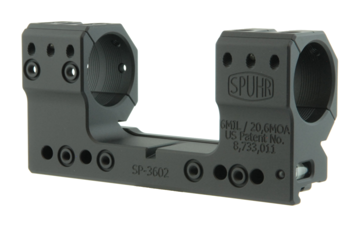 SPUHR SP-3602 Ø30mm H38mm 6MIL - One-piece Picatinny / Weaver - SP-3602 - 1