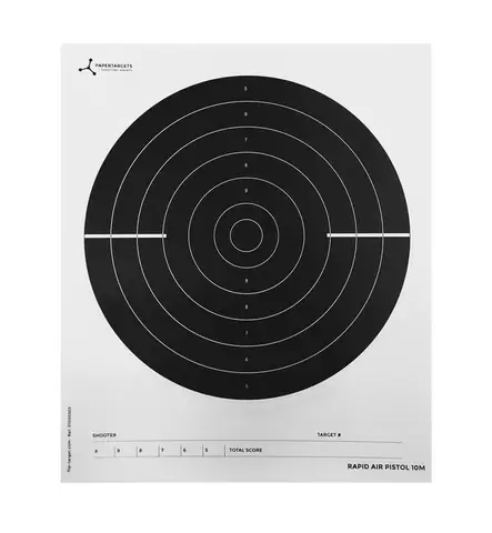 Rapid Air Pistol Target 17 x 20cm 250 pcs - Zeroing targets and classic targets - 01000303 - 1