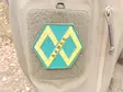 Aawee Fabric Patch Hexagon 80x70mm - Sleeve badges and velcro badges - AW-Merkki-3 - 2