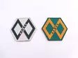Aawee Fabric Patch Hexagon 80x70mm - Sleeve badges and velcro badges - AW-Merkki-3 - 1