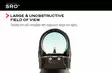 Trijicon SRO Red Dot Sight - Open reflex red dot sights - SRO3-C-2500003 - 3