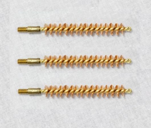 DEWEY .24cal / 6mm Bronze Brush 3 pcs - Gun cleaning brushes - B-24-3 - 1