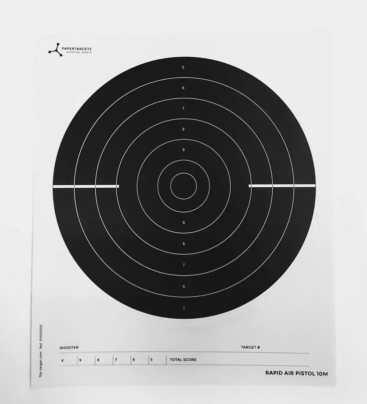 Rapid Air Pistol Target 17 x 20cm 250 pcs - Zeroing targets and classic targets - 01000303 - 1