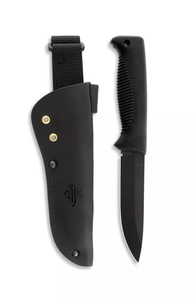 Sissipuukko M07, Leather Sheath Black. J-P Peltonen - Military knives - FJP003 - 1