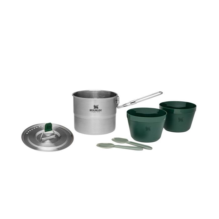 Stanley 1L Stainless Steel Cooking Set for Two. - Camping stoves and accessories - 10-09997-003 - 1