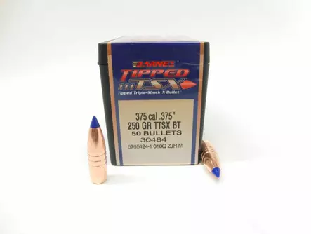 .375 Cal Barnes 250gr TTSX bullet 50pcs - 375 rifle bullets - 30484 - 1