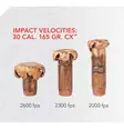 7mm Hornady 9.7g / 150gr CX Copper Bullet 50 pcs - 7 mm rifle bullets - 28284 - 5