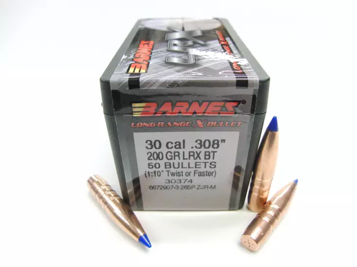.30cal Barnes 200gr LRX BT Bullets 50pcs - 30 cal. rifle bullets - 30374 - 1