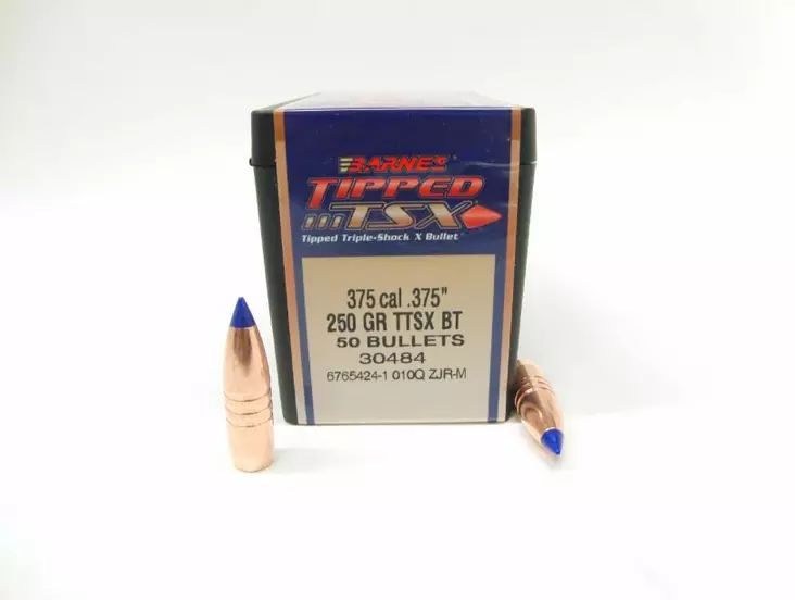 .375 Cal Barnes 250gr TTSX bullet 50pcs - 375 rifle bullets - 30484 - 1