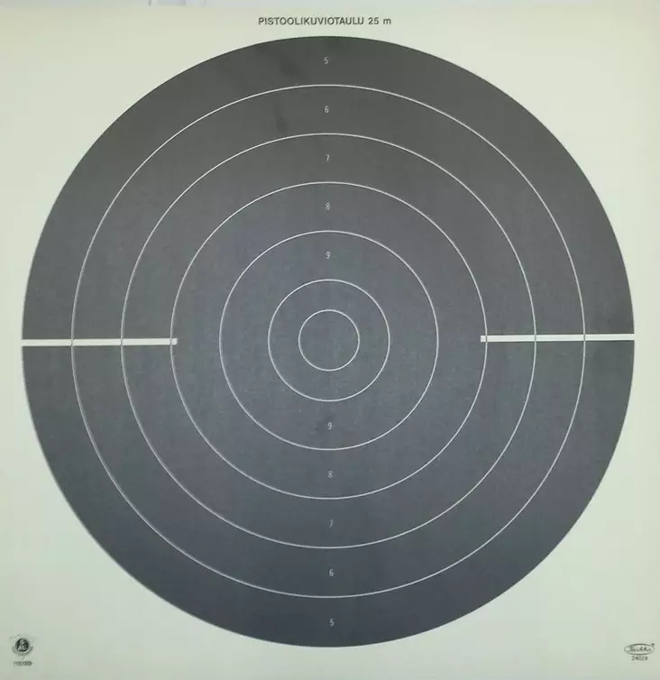 Target Pistol Pattern Target 55x55cm 1 piece - Zeroing targets and classic targets - 24024 - 2