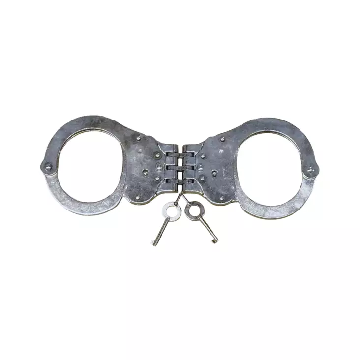 Alcyon käsiraudat kirkas sarana 5005 - Handcuffs and keys - 084144 - 1