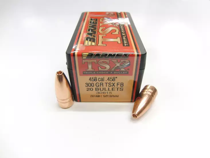 .458" Barnes 300gr TSX Bullets 20pcs - 458 rifle bullets - 30615 - 1