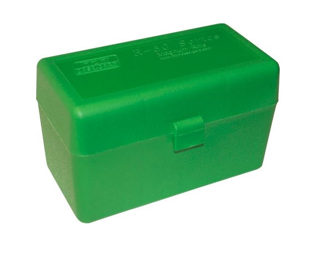 Rifle Cartridge Box MTM RLLD-50 Green Magnum Calibers - Rifle cartridge boxes - 341195 - 1