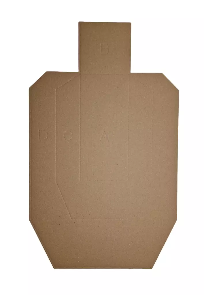 SRA Target Brown / White - SRA and IPSC targets - ET-235100-25 - 1