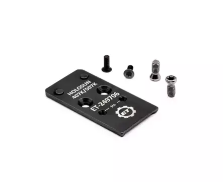 Eemann Tech Walther PDP OR Plate for Holosun 407K/507K/EPS - Adapter plates for pistols - ET-249706 - 1