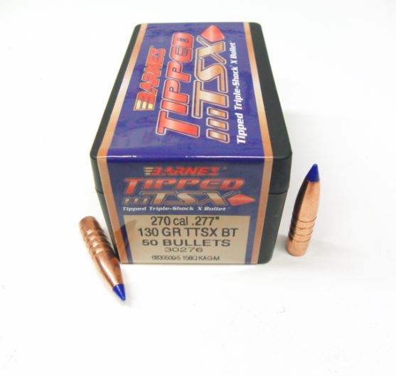 .270 Barnes 130gr TTSX BT Bullet 50pcs - Other rifle bullets - 30276 - 1