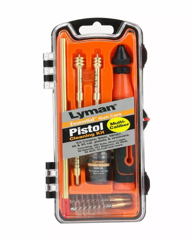 Lyman Essential Pistol Cleaning Kit - Cleaning rods, kits & guides - 04036 - 1