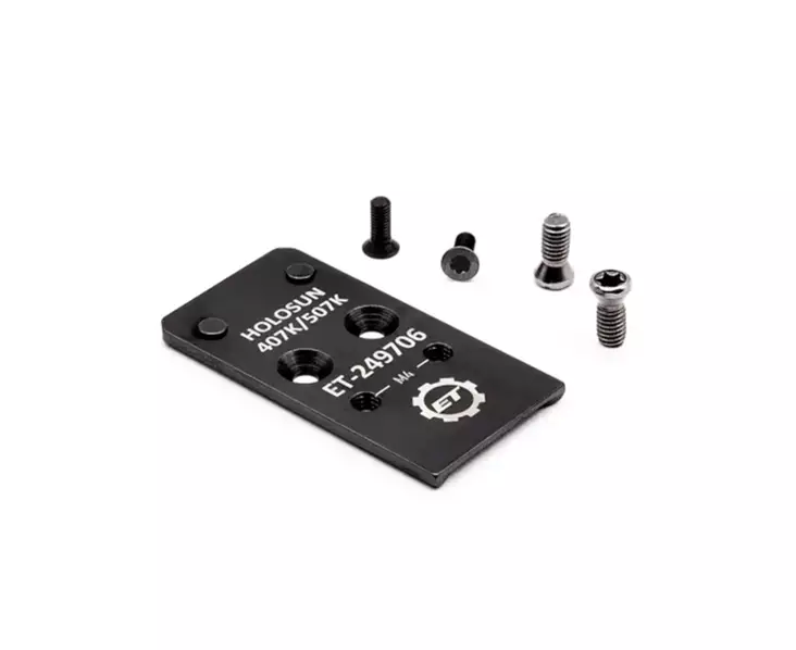 Eemann Tech Walther PDP OR Plate for Holosun 407K/507K/EPS - Adapter plates for pistols - ET-249706 - 1