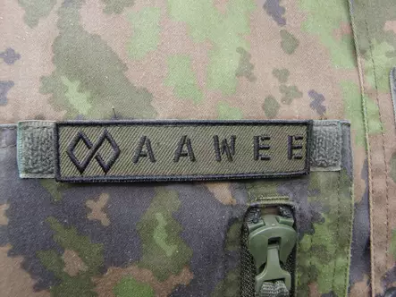 Aawee Fabric Patch Camouflage Colors 90x20mm - Sleeve badges and velcro badges - AW-Merkki-7 - 1