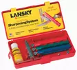 Lansky Standard 3-Stone Sharpening Kit - Gringind stones and blade covers - 080999039007 - 1