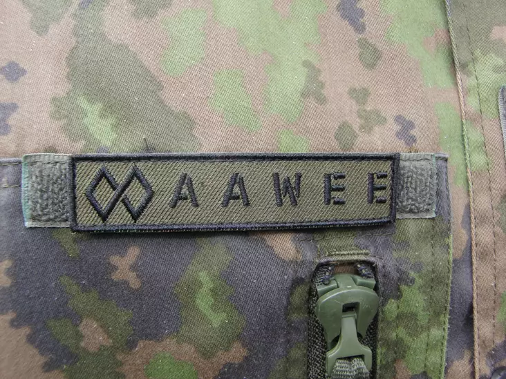 Aawee Fabric Patch Camouflage Colors 90x20mm - Sleeve badges and velcro badges - AW-Merkki-7 - 1